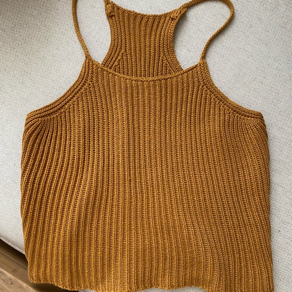 boheme goods Tops - Boheme goods vintage knit cropped tank